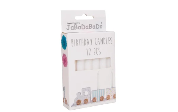 De gros 👍 Jabadabado Bougie Anniversaire 12 Pièce/s – Décoration De Pâtisseries ✨ 1
