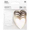 Remise ⭐ Rico Design Étiquette Pour Cadeau Coeur 24 Pièce/s, Doré – Emballage Cadeau 🎁 13