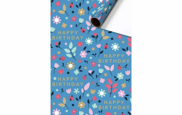 Meilleur prix 🔔 Stewo Papier Cadeau Benice 70 Cm X 2 M, 80 G/m², Multicolore – Emballage Cadeau 👏 1