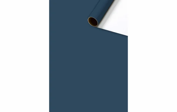 Coupon 😍 Stewo Papier Cadeau Colour 70 Cm X 2 M Bleu Foncé – Emballage Cadeau ✨ 1