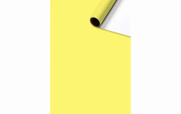 Offres 🌟 Stewo Papier Cadeau Colour 70 Cm X 2 M Jaune – Emballage Cadeau ⭐ 1