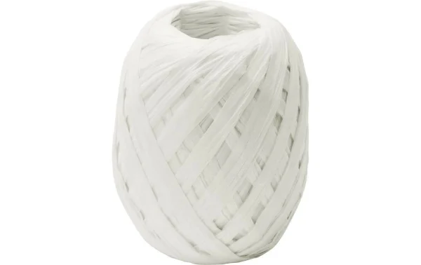 Le moins cher 🎁 Stewo Ruban Cadeau Raphia Blanc – Emballage Cadeau 🔔 1