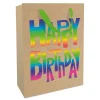 Vente flash 🎉 Braun + Company Sac Cadeau Rainbow 🎂 Birthday 25 X 33 X 11 Cm, Multicolore – Emballage Cadeau ⌛ 11