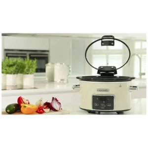 Vente flash 🥰 Crock-Pot Cuisinière à Jonglerie Digital 3.5 L Creme – Vapeur 👍 7