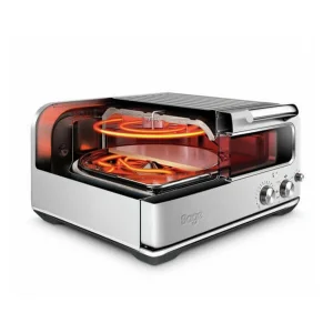 Remise ❤️ Sage The Smart Oven Pizzaiolo Pizzafour Acier Inoxydable – Appareils Gourmets 😀 6