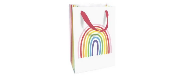 Coupon ⭐ Braun + Company Sac Cadeau Magix Rainbow 11 X 16 X 5 Cm, Multicolore – Emballage Cadeau ⌛ 1
