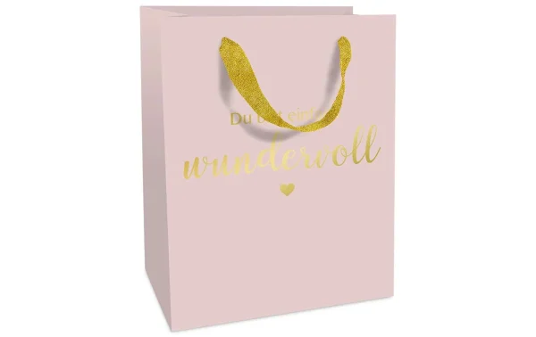 Meilleure vente ✨ Braun + Company Sac Cadeau Vous êtes Merveilleux. 12 X 15 X 6 Cm, Rose – Emballage Cadeau ⭐ 1