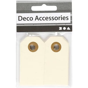 Meilleure vente 😀 Creativ Company Étiquette Pour Cadeau 30 Pièce/s, Beige – Emballage Cadeau 💯 7