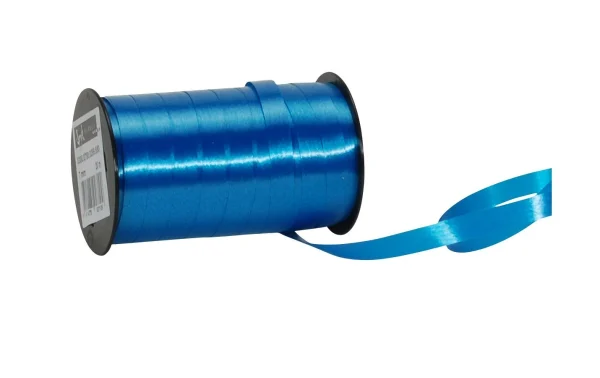 Meilleure affaire 😍 Spyk Ruban Cadeau Poly Glatt 7 Mm X 20 M, Bleu – Emballage Cadeau ❤️ 1