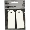 Top 10 😍 Creativ Company Étiquette Pour Cadeau Manila Tags, 3 X 8 Cm, 20 Pièces, Blanc Naturel – Emballage Cadeau ⭐ 13
