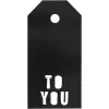 Meilleure affaire 👏 Creativ Company Étiquette Pour Cadeau TO YOU Noir, 15 Pièces – Emballage Cadeau 🎉 13